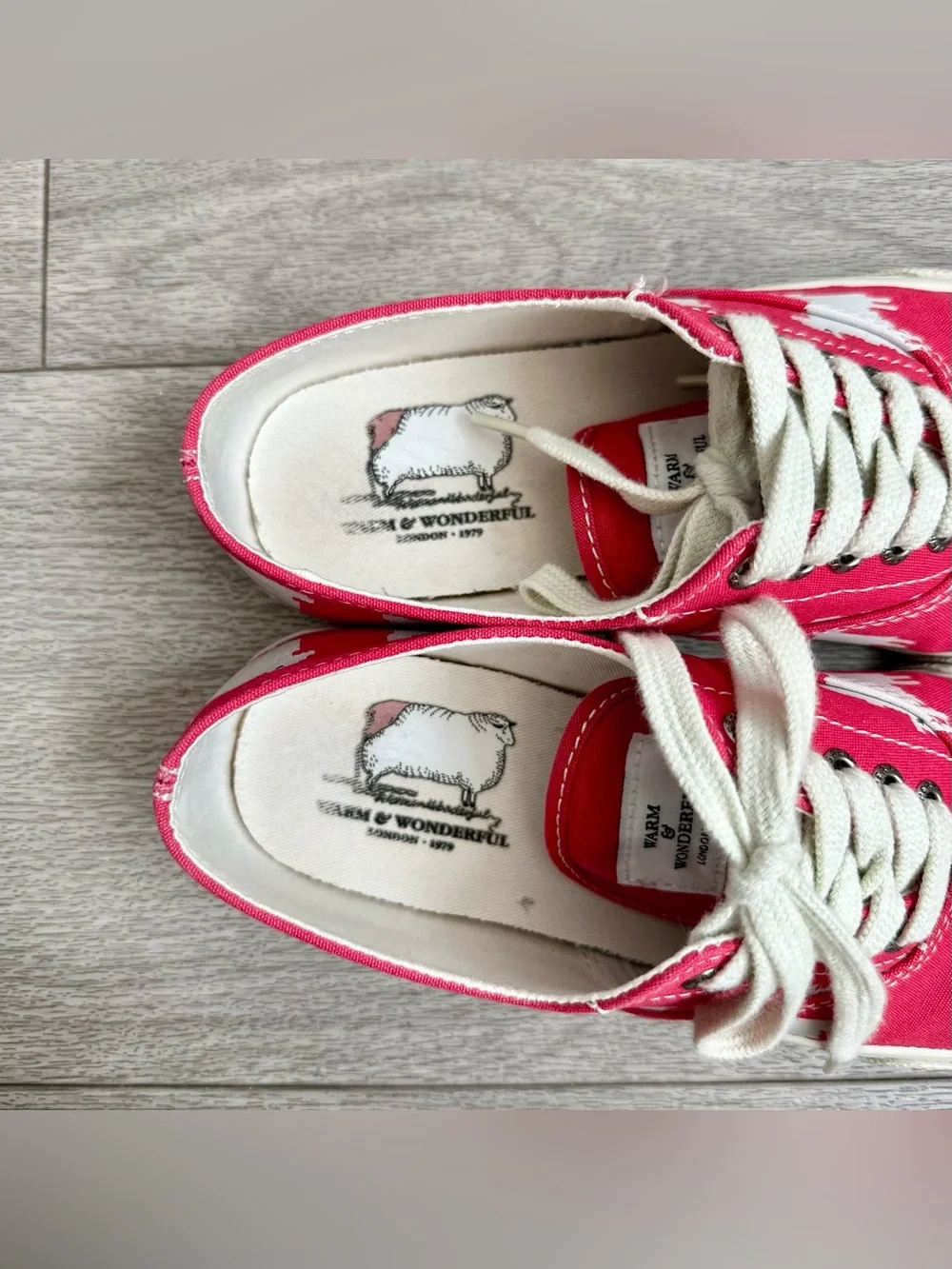 Warm & Wonderful x Sperry Cloud CVO Red Black Sheep Sneakers